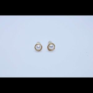 Authentic Freshwater pearl earrings